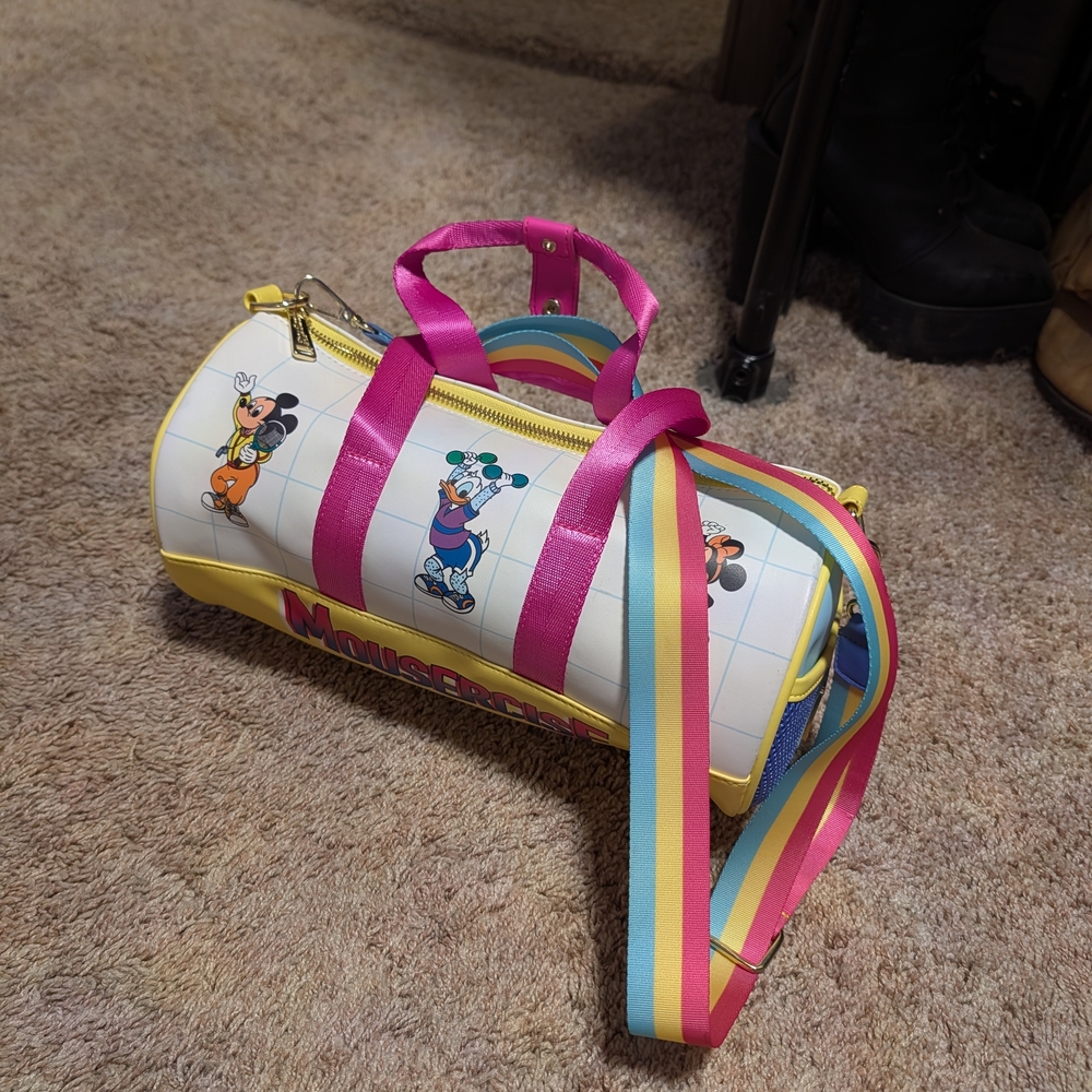 Loungefly Mickey Mouse Bag with Pink Accents